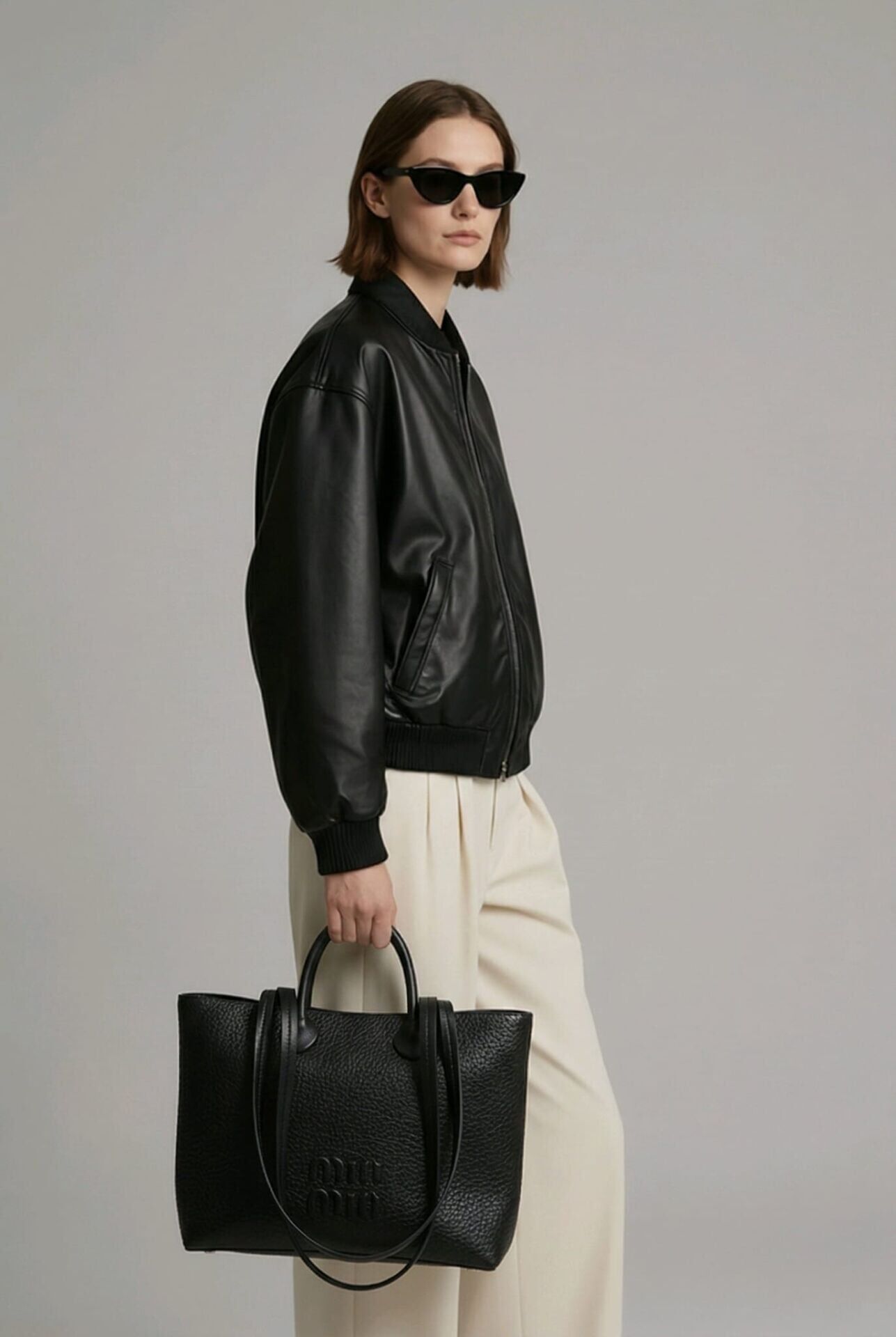 SİYAH İKİ ASKILI EV VE KOL ÇANTASI