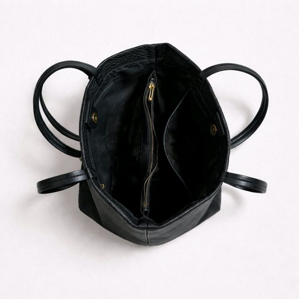 SİYAH İKİ ASKILI EV VE KOL ÇANTASI