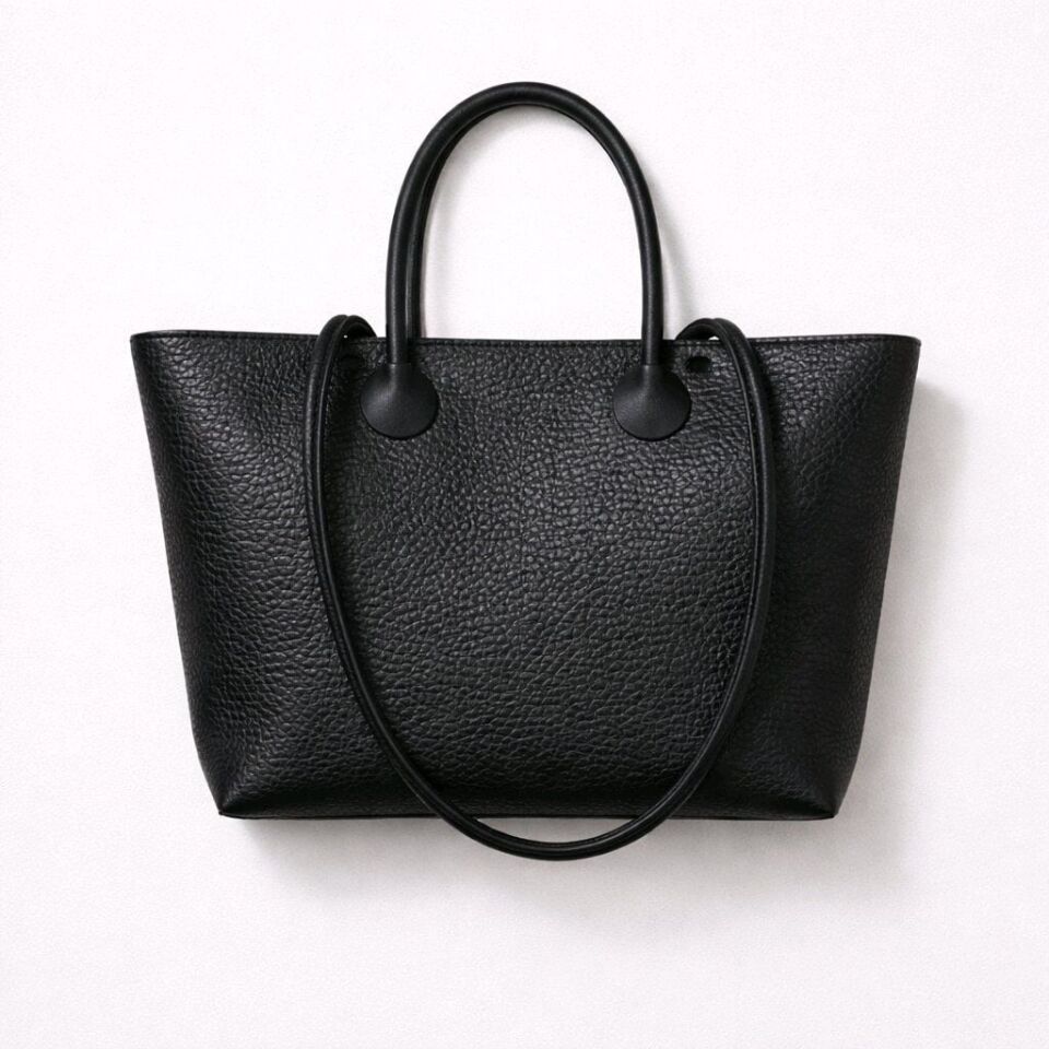 SİYAH İKİ ASKILI EV VE KOL ÇANTASI