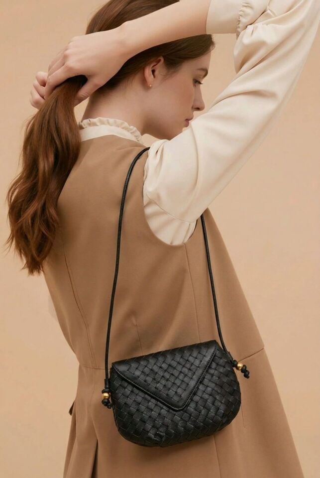 Örgü Omuz Çantası