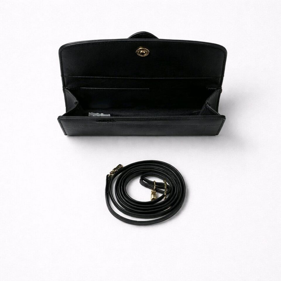 SİYAH KADIN KARTLIKLI CÜZDAN KOL ÇANTASI