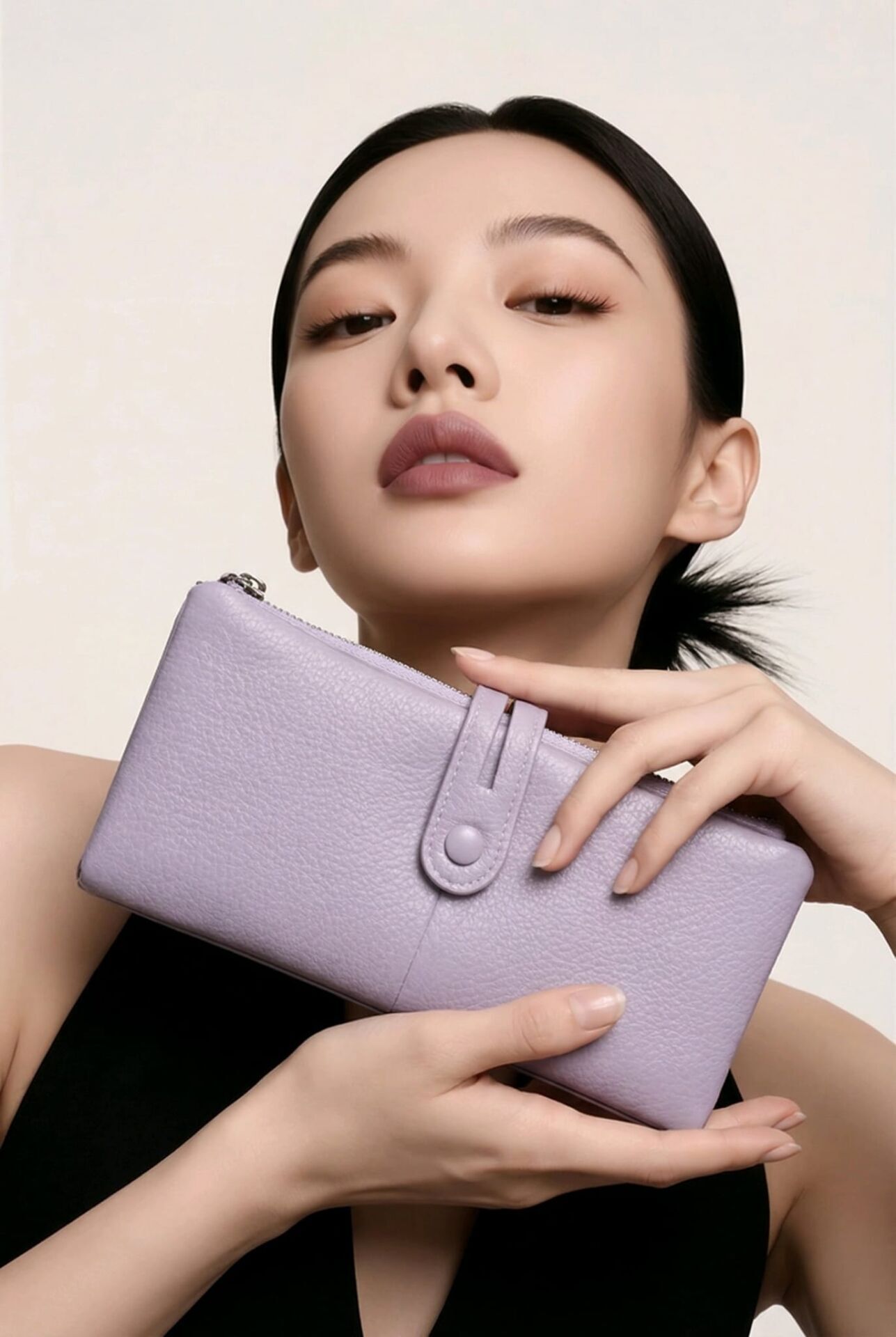 LİLA RENGİ 3 BÖLÜMLÜ CÜZDAN