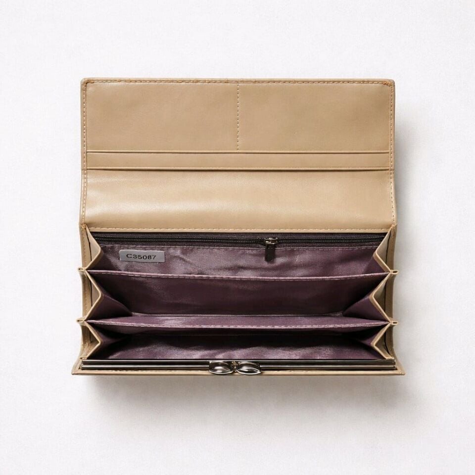 HAKİ RENGİNDE KAPAKLI CÜZDAN