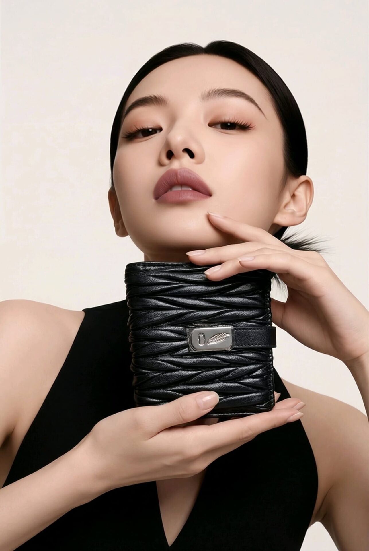 SİYAH RENGİNDE KÜÇÜK KAPAKLI CÜZDAN