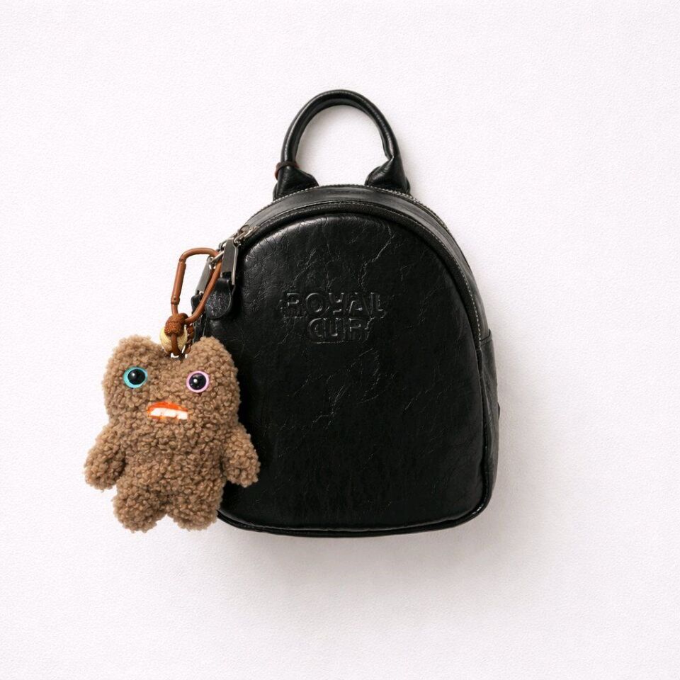 FUGLER PELUŞ CHARMLI MİNİ SIRT ÇANTASI