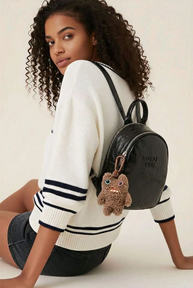 FUGLER PELUŞ CHARMLI MİNİ SIRT ÇANTASI