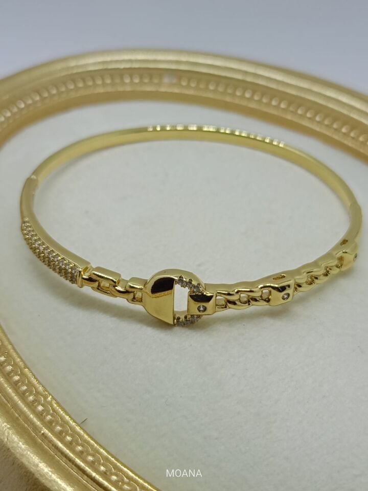 XUPİNG MARKA KİLİT DETAYLI GOLD BİLEKLİK