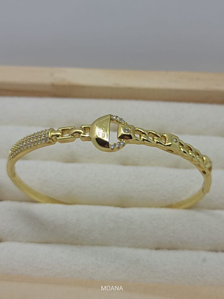 XUPİNG MARKA KİLİT DETAYLI GOLD BİLEKLİK