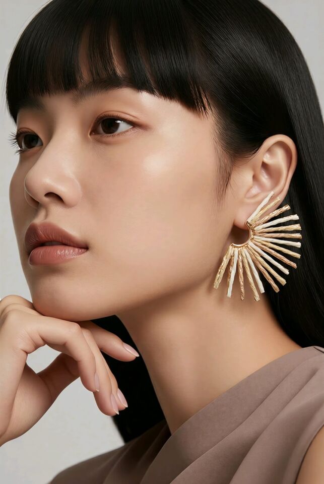 YELPAZE TASARIMLI BOHEM KÜPE